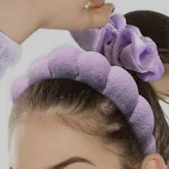 purple head band